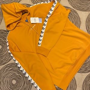 Adidas tape hoodie